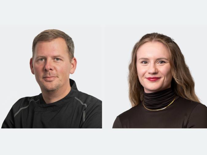 Küchenchef Florian Dibbern und Ernährungswissenschaftlerin Friederike Schmidt